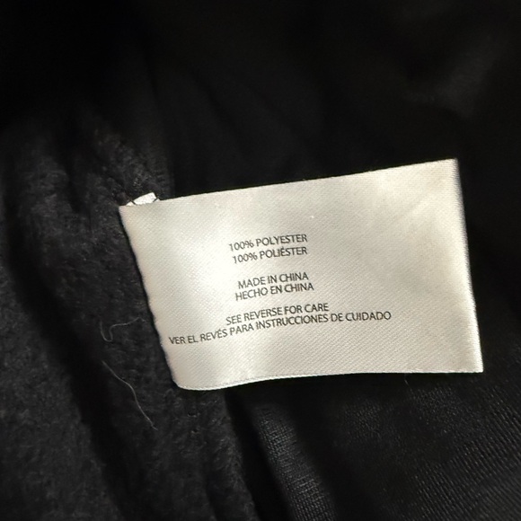 Eddie Bauer Black Quilted Fleece Jacket NWT - Picture 5 of 8